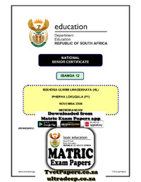 2008pp IsiXhosa HL P1  Memo  13Nov2008.pdf